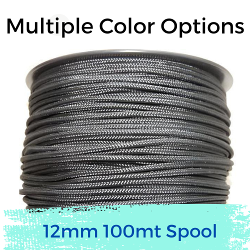 12mm Racespec UHMWPE Rope – 100m Spool | Dyneema® Alternative | 5300kg Strength