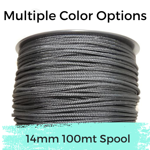 14mm Racespec UHMWPE Rope – 100m Spool | Dyneema® Alternative | 7800kg Strength