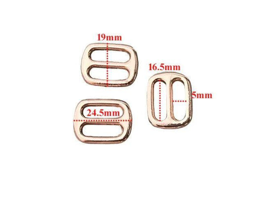 Tri-Glide rounded - 15mm - Rose Gold