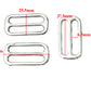 Tri-Glide rounded - 38mm - Silver