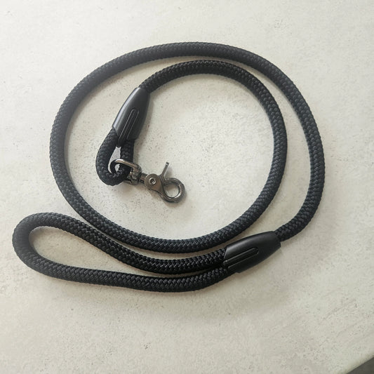 1.5 Mt Dog Lead 10mm Marine Rope in Black unless noted