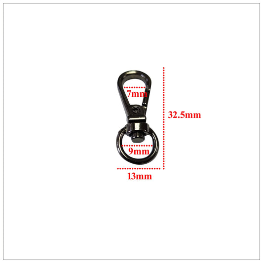 Swivel Snap Hook - small - Gun Metal