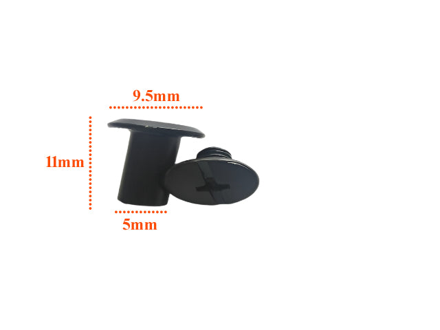Chicago Screw - 10mm Black