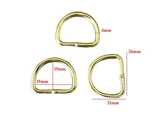 Dee Rings - 20mm Gold
