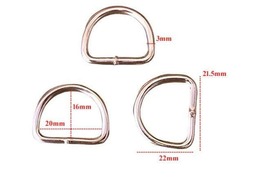 Dee Rings - 20mm Rose Gold