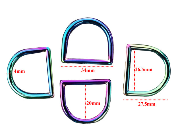 Dee Rings - 25mm Rainbow