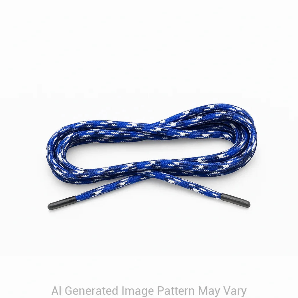 Blue Camo 550 Paracord Shoelaces