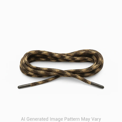 Brown Camo Blend 550 Paracord Shoelaces