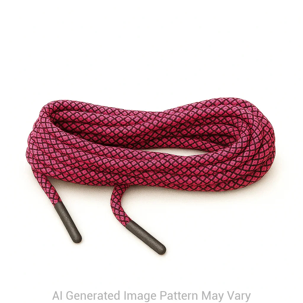 Diamonds - Neon Pink Shoelaces