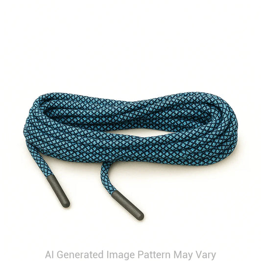 Diamonds - Neon Turquoise 550 Paracord Shoelaces