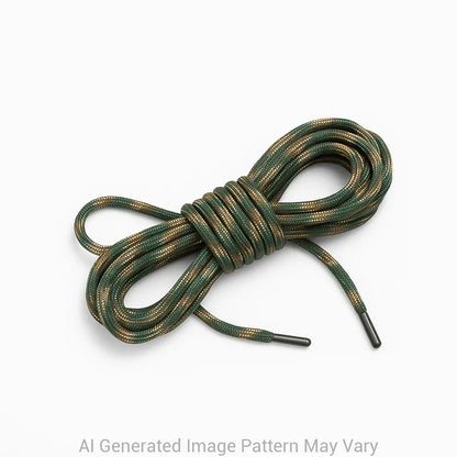 Forest Camo 550 Paracord Shoelaces