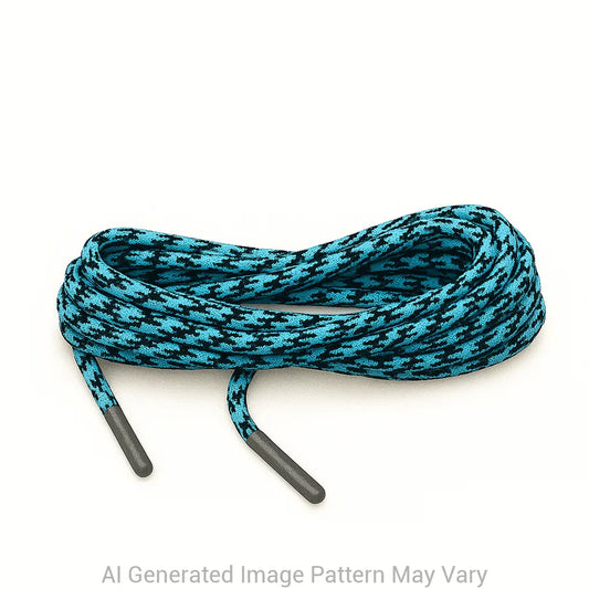 Neon Turquoise CAMO 550 Paracord Shoelaces