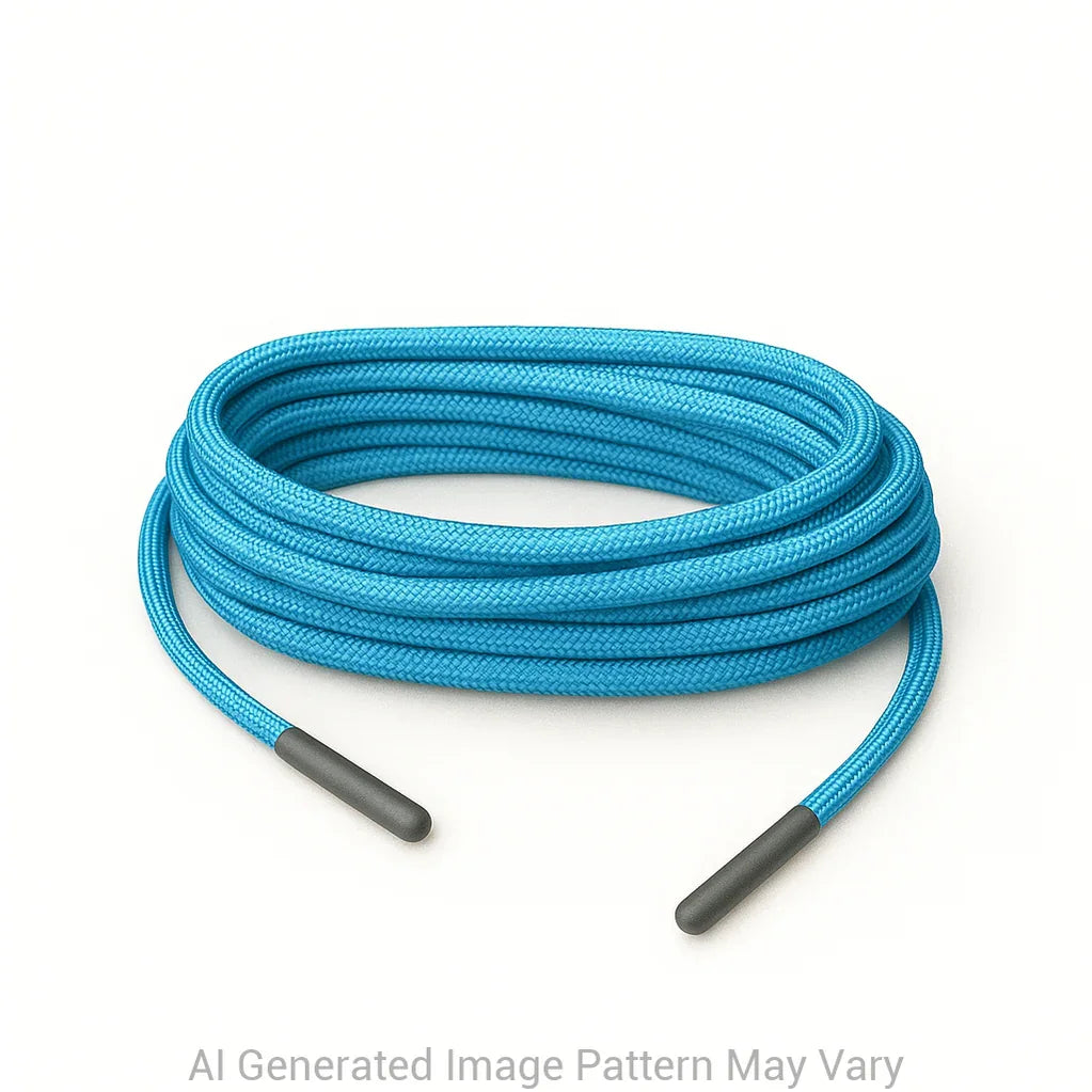 Neon Turquoise 550 Paracord Shoelaces