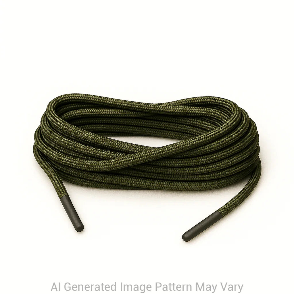 Olive Drab 550 Paracord Shoelaces
