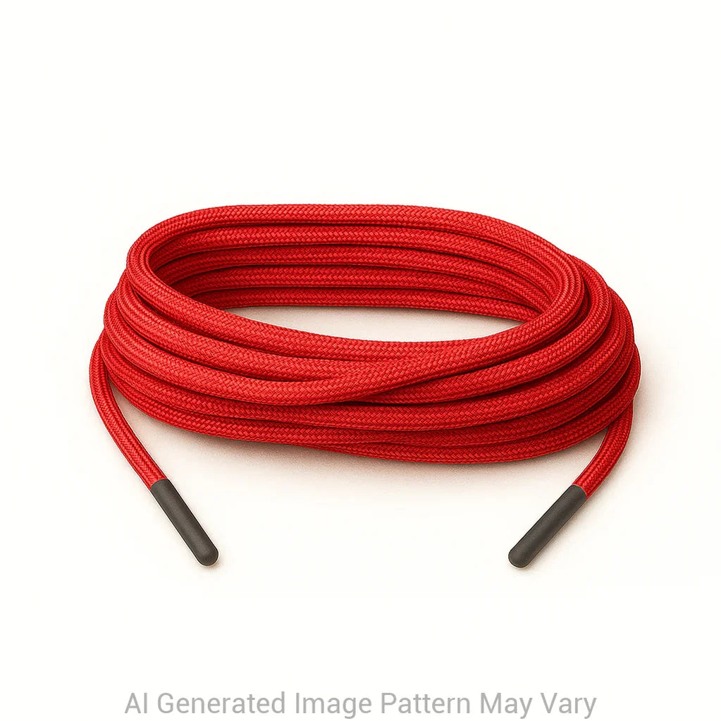 Red 550 Paracord Shoelaces