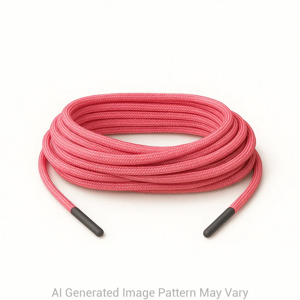 Rose Pink 550 Paracord Shoelaces