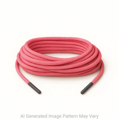 Rose Pink 550 Paracord Shoelaces