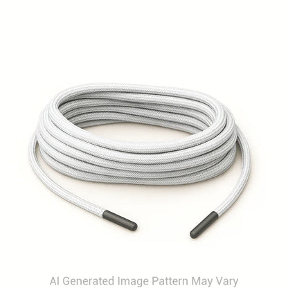 Silver 550 Paracord Shoelaces