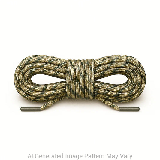Tri-Camo 550 Paracord Shoelaces