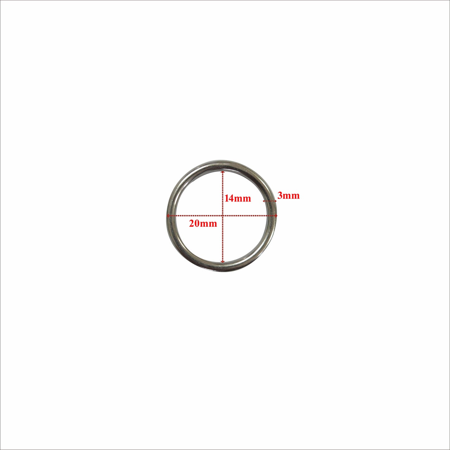 O Ring - 14mm x 3mm - Stainless Steel