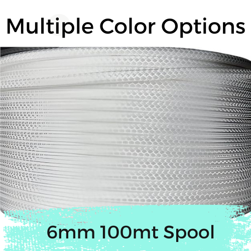 6mm Racespec x 100m UHMWPE Rope – Dyneema® Alternative | 1700kg Strength