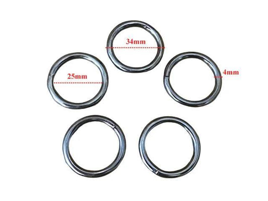O Ring - 25mm x 4mm - Gun Metal