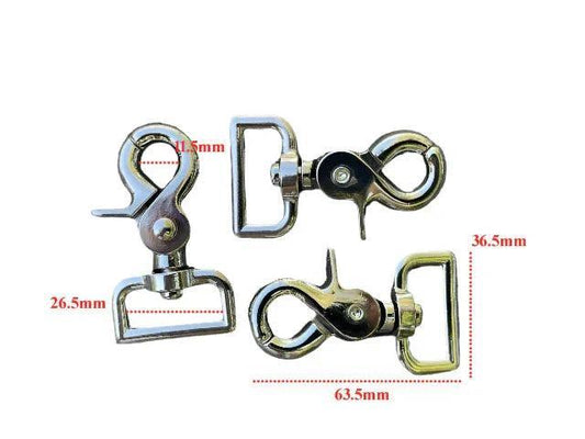 Trigger Snap Hooks - Square eye - 25mm