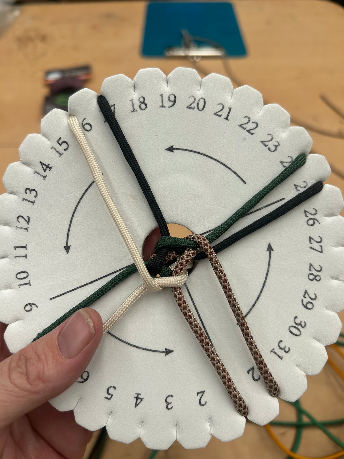 15cm Round Kumihimo Braiding Disk