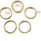 O Ring - 25mm x 4mm - Gold