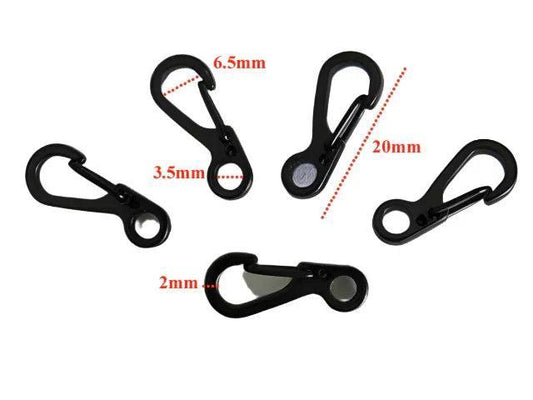Carabiners - Mini - Black