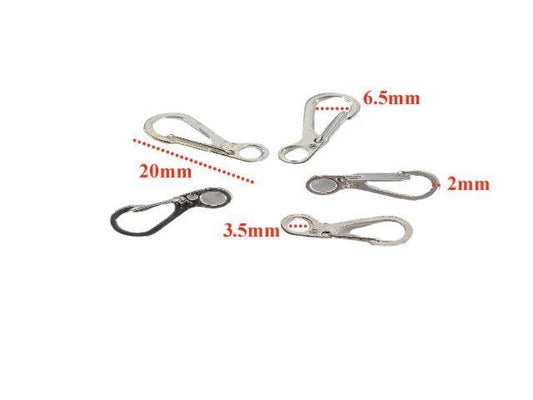 Carabiners - Mini - Silver