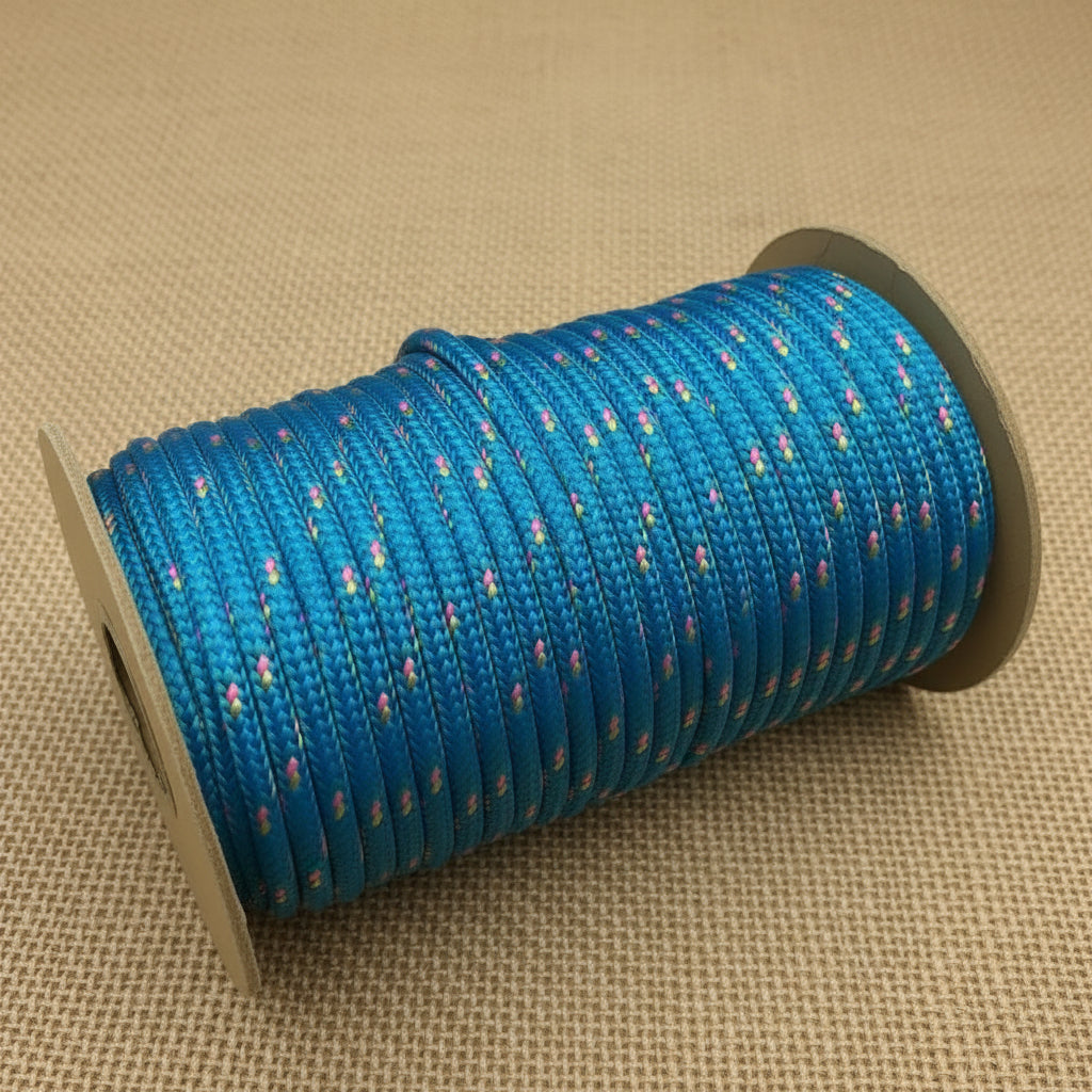 Arcade - Blue-aqua-pink-yellow - Fleck- halter - 6mm *New*