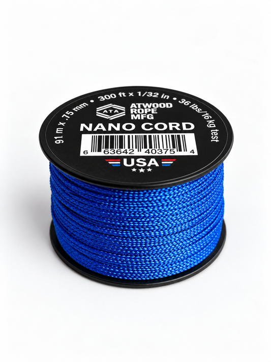 Atwood Nano Cord .75mm - Ultramarine Blue *New*