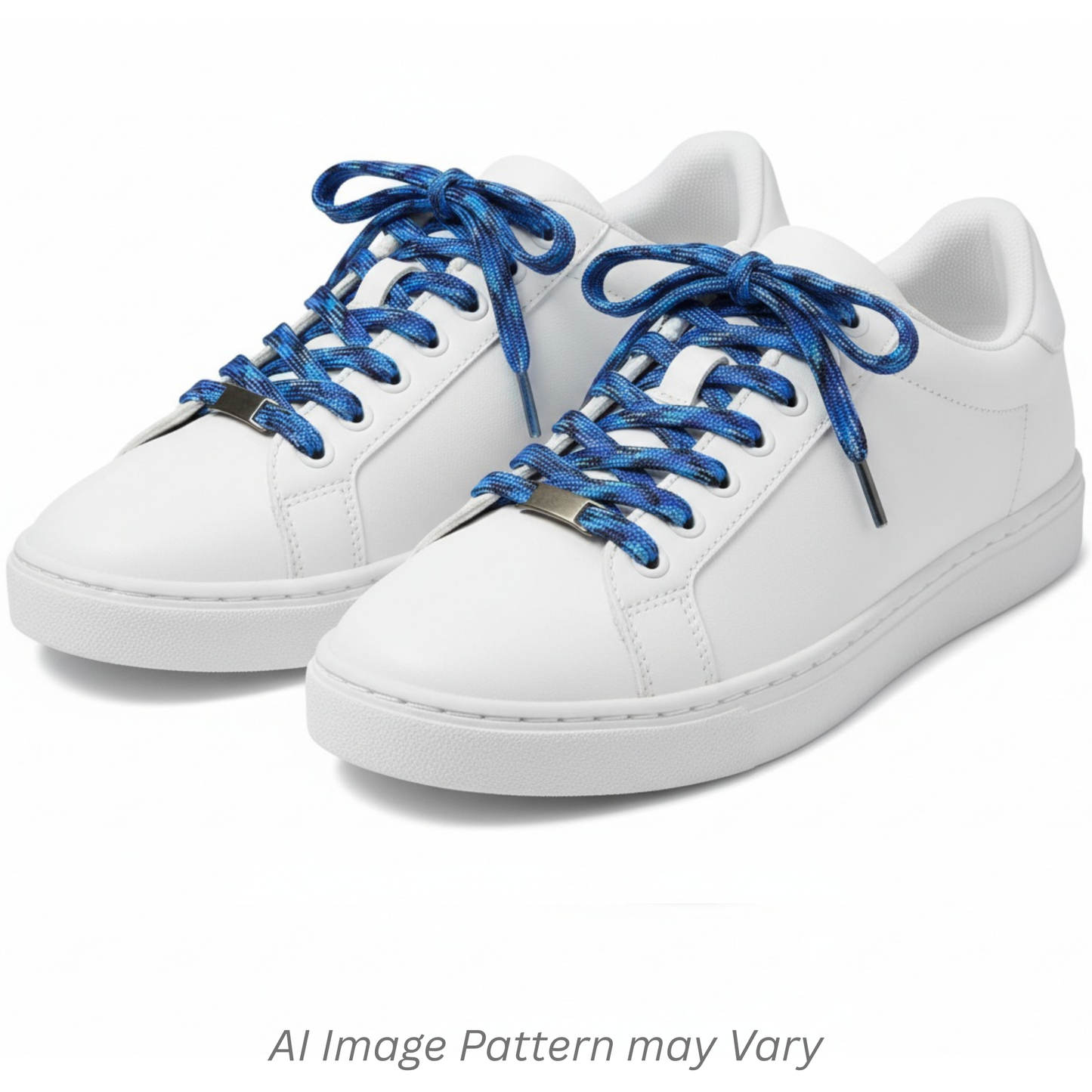 Blue Blend 550 Paracord Shoelaces