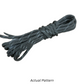 Charcoal Grey Reflective 550 Paracord Shoelaces