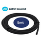 JOHN GUEST 12mm Black Tube - Caravan & RV Water Plumbing Pipe | 5m Coil