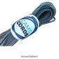 Diamonds - Baby Blue & Midnight 550 Paracord Shoelaces