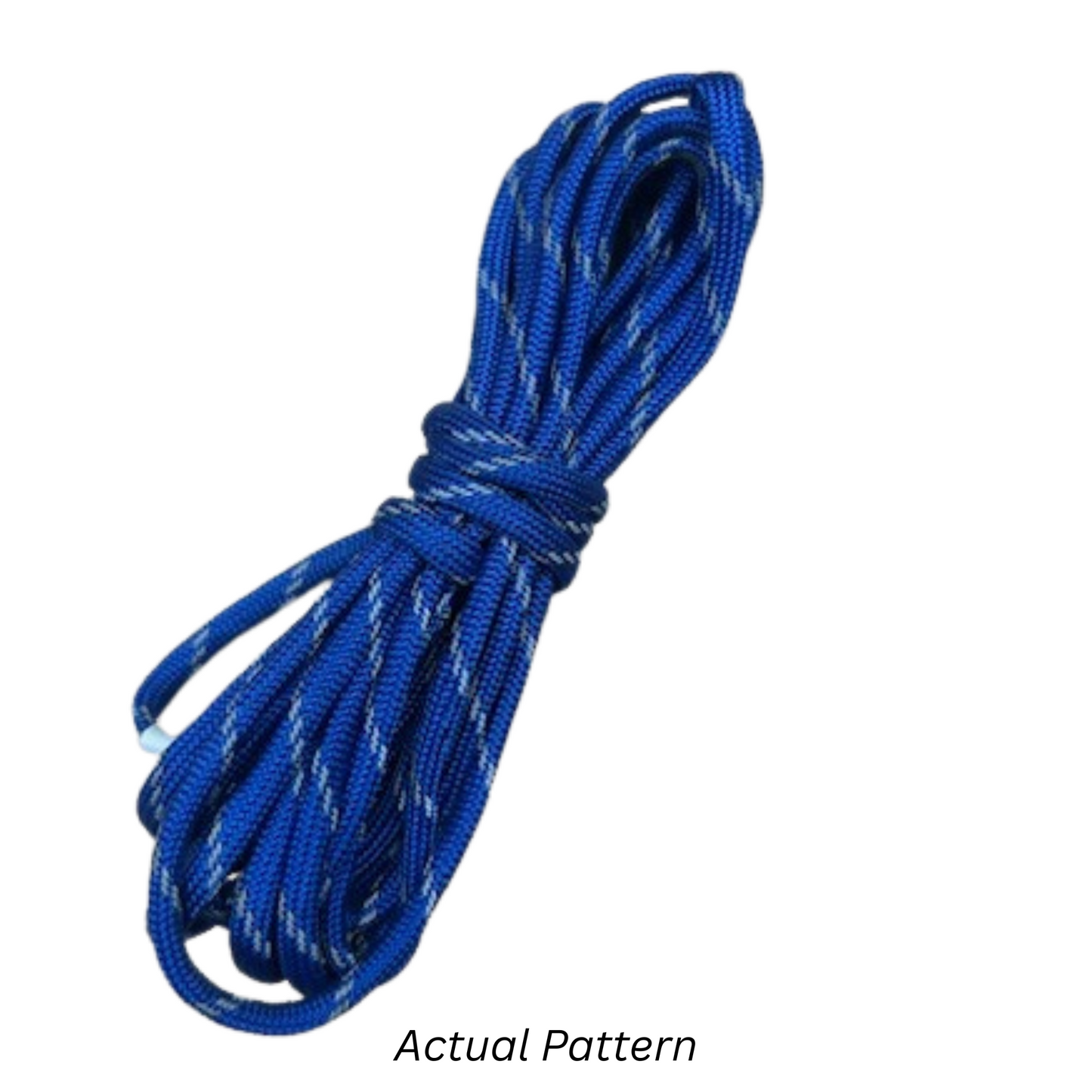 Electric Blue  550 Paracord Reflective Shoelaces