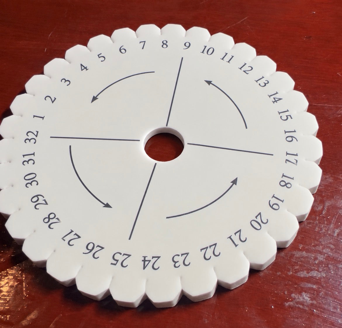 15cm Round Kumihimo Braiding Disk