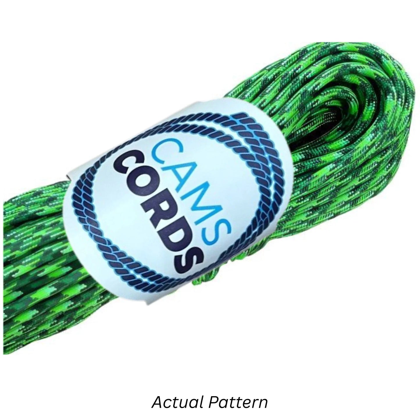 Green Blend 550 Paracord Shoelaces