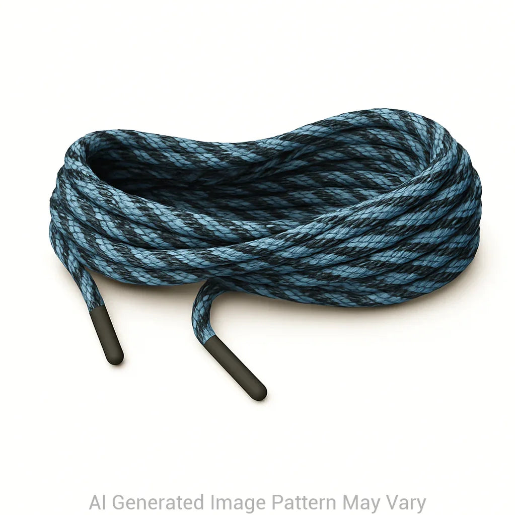 Helix - Black/Neon Turquoise 550 Paracord Shoelaces
