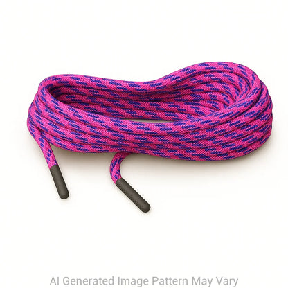 Helix - Electric Blue/Neon Pink 550 Paracord Shoelaces