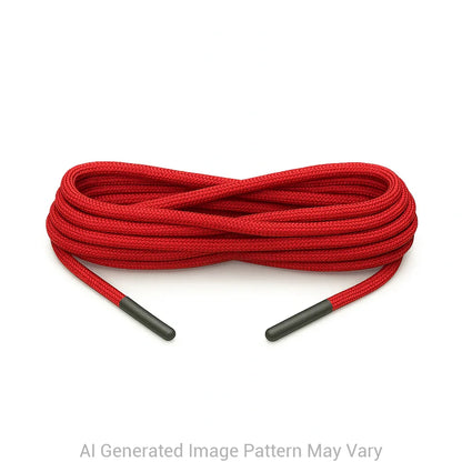 Imperial Red 550 Paracord Shoelaces