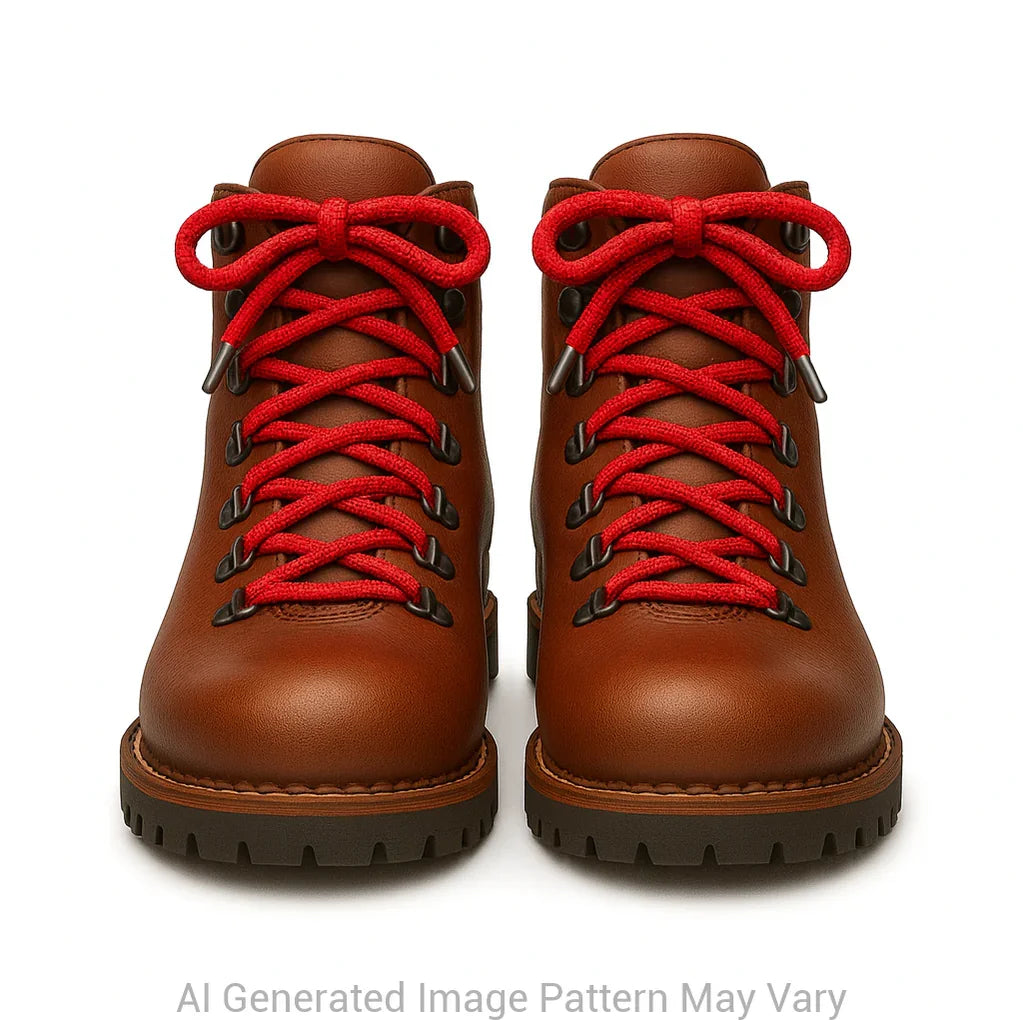 Imperial Red 550 Paracord Shoelaces