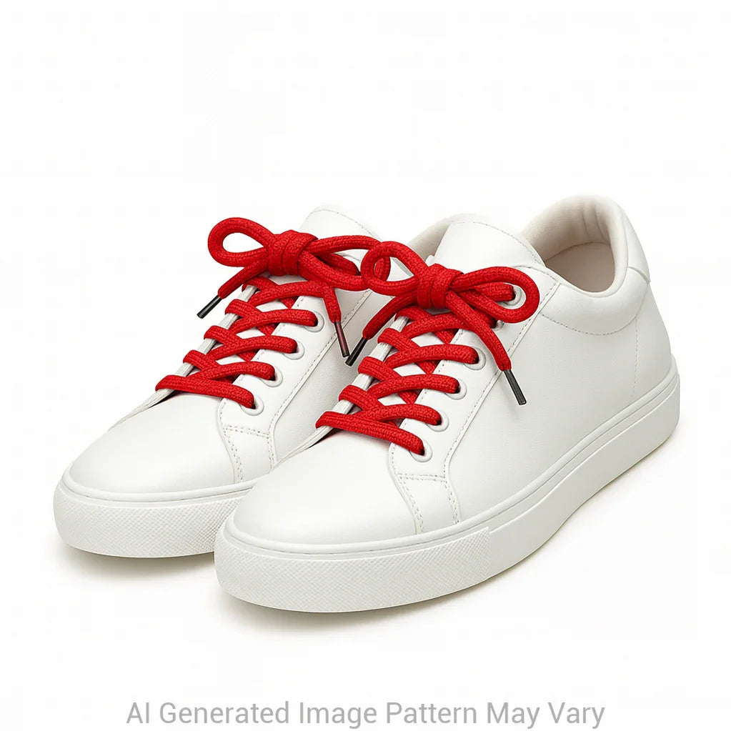 Imperial Red 550 Paracord Shoelaces