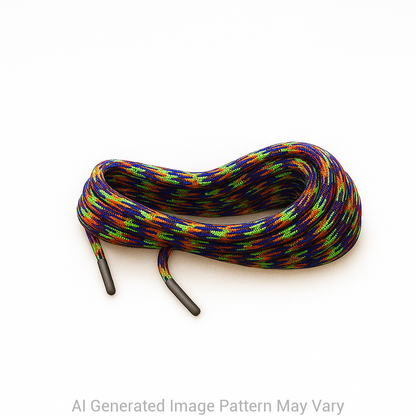 Mardi Gras 550 Paracord Shoelaces