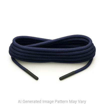 Midnight Blue 550 Paracord Shoelaces