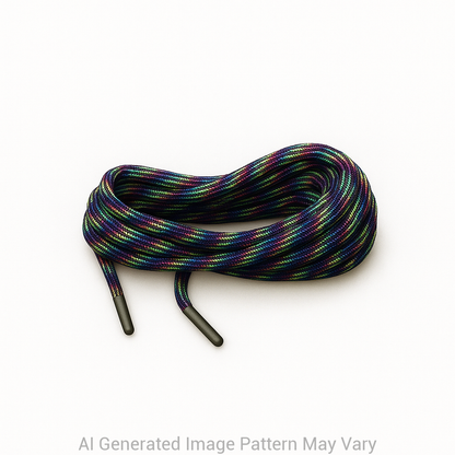 Neon Stripes 550 Paracord Shoelaces