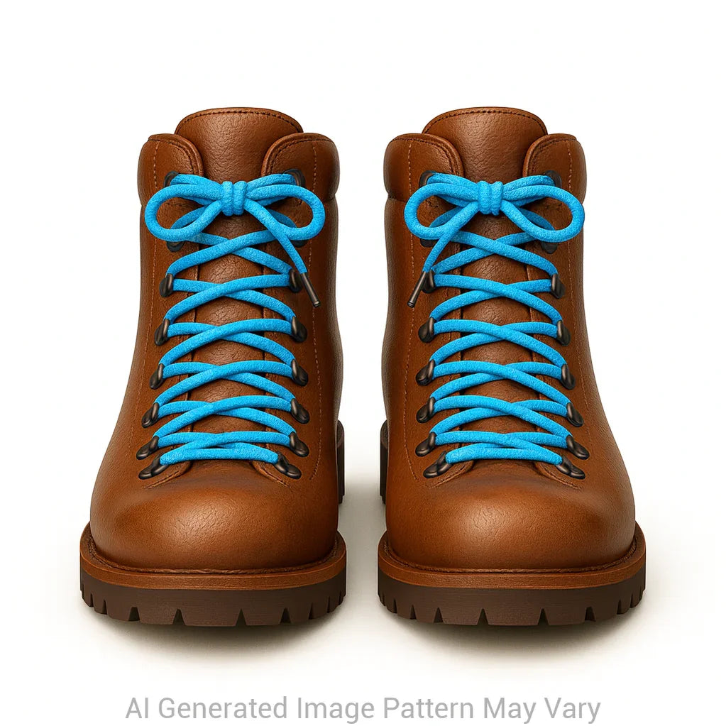 Neon Turquoise 550 Paracord Shoelaces