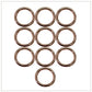 O Ring - 20mm x 3mm - Rose Gold